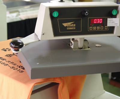 熱転写しています